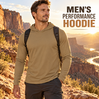 Sweat-shirt de sport pour homme à manches longues, léger et respirant, idéal pour la course à pied et l'entraînement en salle de sport, couleur kaki