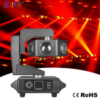 SIIFII 240W Cabeza Móvil LED 6*40W RGBW Luz de Haz IP33 Ra90 para Discoteca Fiesta Pantalla LCD DMX512 Iluminación de Escenario para DJ Club