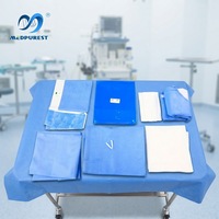 Kit de naissance jetable non tissé pour accouchement, produits chirurgicaux, kits de naissance pour bébé avec désinfection de type EOS