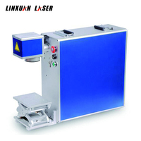 Machine de gravure d'anneau de fibre optique/marqueur de laser de fibre pour les bijoux intérieurs et extérieurs d'anneau