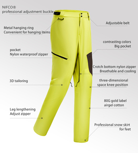 <span class=keywords><strong>Pantalones</strong></span> de Esquí PELLIOT <span class=keywords><strong>para</strong></span> <span class=keywords><strong>Hombre</strong></span>, con Aislamiento Primaloft Gold 80g, Profesionales, Impermeables, <span class=keywords><strong>para</strong></span> Invierno y Deportes al Aire Libre - Product Image 6