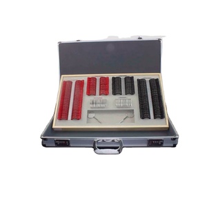 Caja de Prueba de Visión con Juego de Lentes, Marco de Plástico con Anillo Metálico, 266 Piezas - Product Image 1