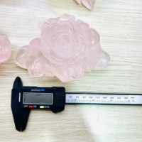 Cristaux de guérison naturels de haute qualité, fleurs de quartz rose, décoration de guérison Reiki, cadeaux de Noël et de mariage