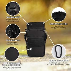 Porte-<span class=keywords><strong>bouteille</strong></span> d'eau chaude et <span class=keywords><strong>sac</strong></span> de transport <span class=keywords><strong>isolant</strong></span> avec poche <span class=keywords><strong>pour</strong></span> étui de téléphone et sangle réglable <span class=keywords><strong>pour</strong></span> la marche et la randonnée - Product Image 2