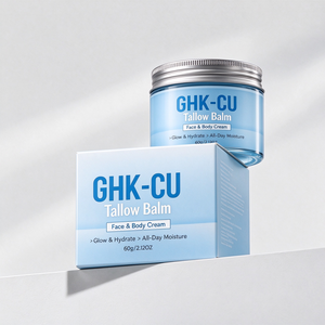 Baume hydratant pour le visage et le corps GHK Cu Tallow Balm Copper Tripeptide 1 Butylene Glycol Glycerin - Product Image 1