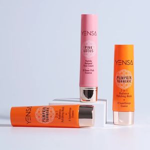 Tube de compression de tube souple de buse longue ovale <span class=keywords><strong>pour</strong></span> <span class=keywords><strong>l</strong></span>'emballage en plastique de soin d'été emballage de crème <span class=keywords><strong>BB</strong></span> - Product Image 1