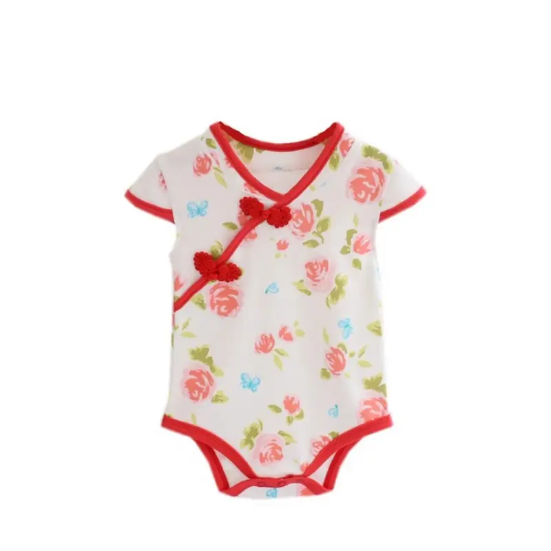 Siti web di Shopping estate bambini in stile cinese Cheongsam neonate pagliaccetti per bambini