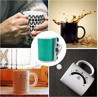 Ensemble de tasses en silicone pour Sublimation 3D, 11OZ, 30 pièces, fixation de tasse, enveloppante