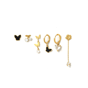 <b>Crystal</b> <b>Earrings</b> Model E450-E260-0663G - Product Image 2