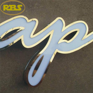 Precio de fábrica, nombre comercial personalizado, logotipo 3D, letrero de letras de Metal, letras publicitarias de pista de carreras con luces Led, logotipo de pared - Product Image 4