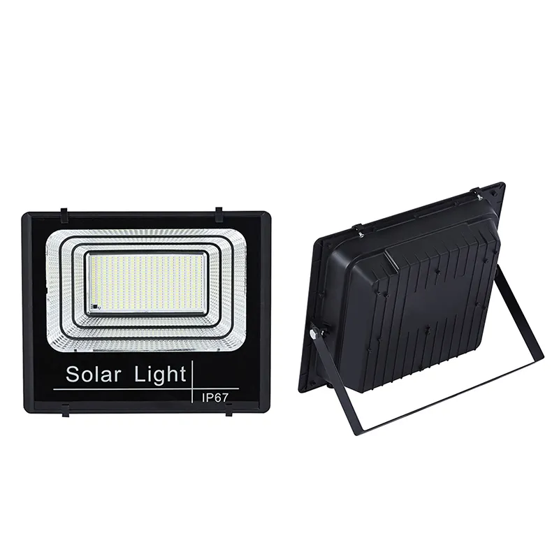 Luz solar luz de inundación panel solar led 100W panel 100 reflector 30 Luz de inundación solar impermeable IP65 LED 200