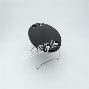 Fujian Dacheng Folding Wine <b>Table</b> Round 4 Glass Holder <b>Outdoor</b> Indoor Coffee <b>Table</b> Modern Minimalist Metal Frame Custom Logo - Product Image 5