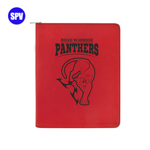 Office Supply Business Gift Wedding Planner Waterproof Laser Engraved Leatherette Binder Cover Personalized Custom 3 Ring Binder