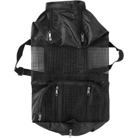 Sac de contention pour toilettage de chat, imperméable, à ouverture facile, avec doublure en maille, pour le bain et l'extérieur, en polyester