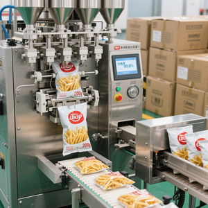 เครื่องตัดเนื้อสำหรับทำเฟรนช์ฟรายแช่แข็งระบบอัตโนมัติเต็มรูปแบบของจีนสำหรับทำขนมช็อกโกแลตผักผลไม้เครื่องตัดเนื้อ - Product Image 2