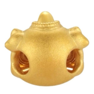 Bracelet perlé lion en or massif 24 carats à la mode accessoires de bijoux en or dur haut de gamme composants de résultats de bijoux de fortune - Product Image 2