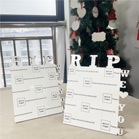 MDFSUB Rip we love you sublimation Panneau MDF Plaques en bois Sublimation RIP Cadre photo en Mdf vierge