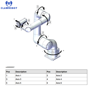 6 Axis Robot Arm ABB Collaborative Robot 30kg PoWa High Payload Cobot Welding Robot for <b>Palletizing</b>,Machine,Tending - Product Image 2