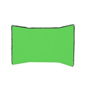 Outdoor Portable Iron Background Stand 2.4x4m Folding Green Screen Photo Studio for Clothing Photography - Product Image 2
