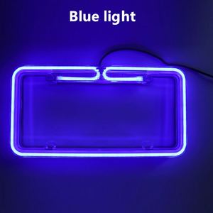 Cadre de plaque d'immatriculation lumineux en plastique coloré de 12 pouces * 6 pouces pour les États-Unis/Canada - Product Image 2
