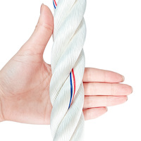 Corde tressée en PE/PP à 3 brins, corde d'emballage en polypropylène pour l'élevage d'huîtres