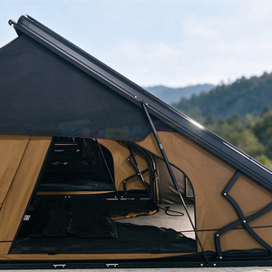 Tente de toit imperméable quatre saisons à coque rigide, pliable, en aluminium, pour camping, Dachzelt, tente de toit de voiture à une chambre - Product Image 6