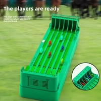 Jeu de société transfrontalier de course de chevaux de football, jouet en plastique avec régulation de vitesse multi-engrenages, pour fêtes, bureau et team building