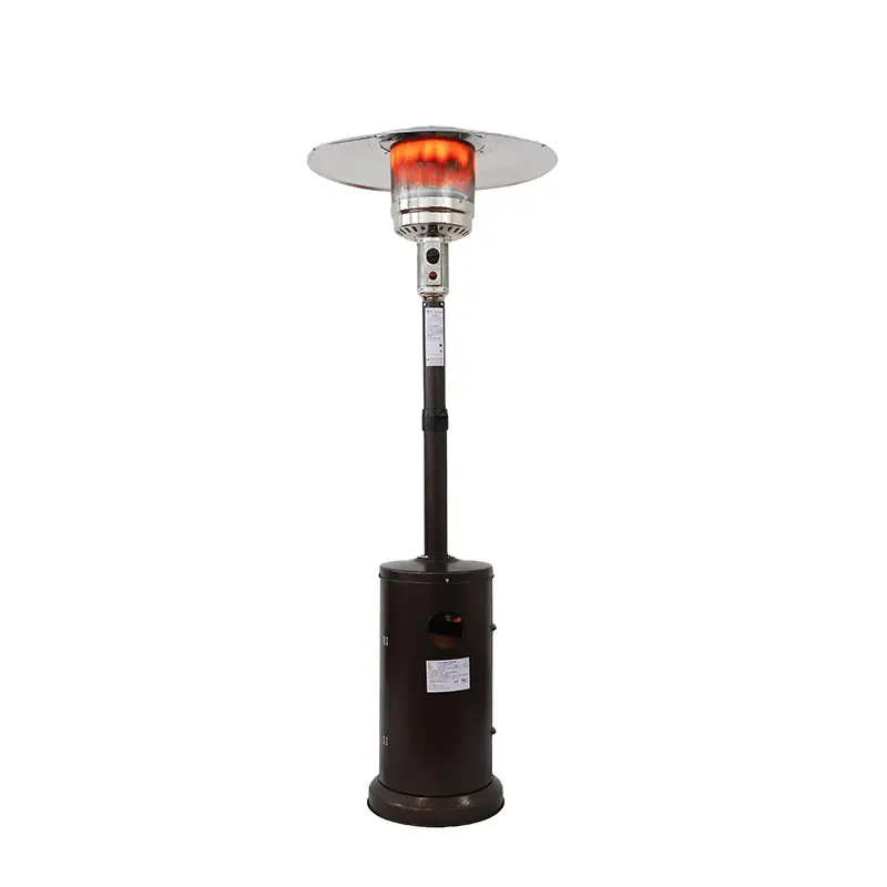 Meilleur prix lampe foyer étanche monté au plafond rayonnement thermique acier Gaz parapluie Type jardin radiateurs intérieurs pour Patio