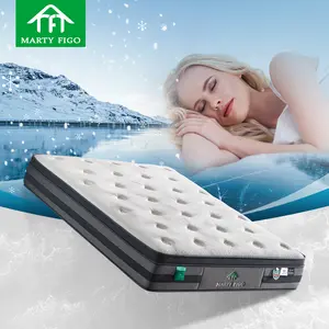 Euro Top quality compress fabric orthopedic hybrid micro coil pocket spring cooling gel memory foam sponge mattress protector