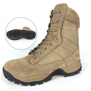 Botas DFS8 personalizadas de cuero vacuno en verde grisáceo y marrón desierto. - Product Image 6