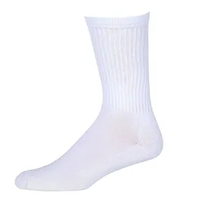 Rundfahrtssocken Terry-Socken Herren schlicht hohe Qualität Polyester schlicht individuelles Logo Herren Damen weiß lässig kundenspezifische gestrickte Nylonsocken