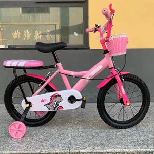 Vélo enfant <span class=keywords><strong>rose</strong></span> de 12 pouces pour filles de 3 à 5 ans, nouveau vélo pour enfants avec caractéristiques de voiture, cadre en acier - Product Image 2