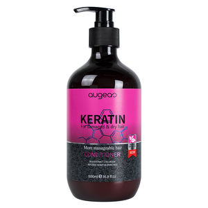 Échantillon gratuit, extrait de soie de bonne qualité, collagène, hydratant, cheveux secs, après-shampoing à la kératine Augeas pour cheveux abîmés - Product Image 2