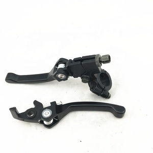오토바이 용 핏 바이크 CFR50 TTR BBR110 125cc 250cc 용 블랙 폴딩 브레이크 및 클러치 레버 - Product Image 4