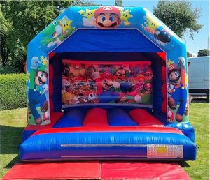 Bơm hơi siêu Anh Trai lâu đài bouncy Mario Bros bơm hơi với trượt lâu đài bơm hơi với trượt sân sau Bouncer - Product Image 6