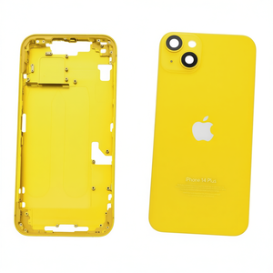 Chasis de carcasa intermedia con cubierta trasera para iPhone 14 Plus, amarillo - Product Image 2
