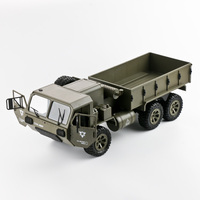 Camion militaire RC DWI Dowellin 1/12, voiture télécommandée 6 roues motrices, camion RC tout-terrain 2,4 GHz, voitures RC militaires tout-terrain avec LED pour enfant