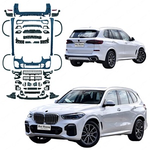Kits de Carrocería para <span class=keywords><strong>BMW</strong></span> <span class=keywords><strong>Serie</strong></span> <span class=keywords><strong>X5</strong></span> G05 2019 2020 2021 2022, Conversión a G05 <span class=keywords><strong>X5</strong></span> M-Tech, Parachoques Delantero y Trasero, Rejilla, Faldones Laterales, Tubo de Escape - Product Image 1