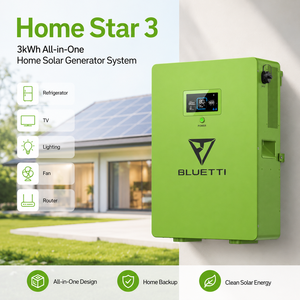 Sistema de Energía Solar Residencial 3 en 1 Home Star, Carga Rápida de Paneles Solares, Batería de Respaldo Monofásica de 230V para Redes Eléctricas Instables - Product Image 1