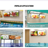 Écran publicitaire ultra fin à montage mural, écran Lcd Led, support mural au sol pour le marché