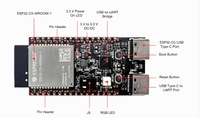 Module Wi-Fi 6 ESP32 C5 2,4 et 5 GHz pour caméra de vision nocturne Raspberry Pi - Original 100% Garantie 365 jours