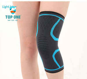 Top One Custom Logo <b>Knitted</b> Knee Brace Sleeve ODM OEM Elastic Support <b>Belt</b> for Knee Protection Elbow Knee Pads Product Category - Product Image 6