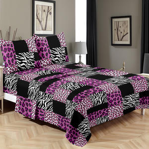 Modern Twin Full Queen King <b>Single</b> Double Kids Microfiber Polyester Flat <b>Bed</b> Set 1800TC OEKO-TEX Certified Customizable - Product Image 3