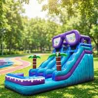 Vente flash - Château gonflable de haute qualité en PVC avec toboggan, château gonflable pour enfants