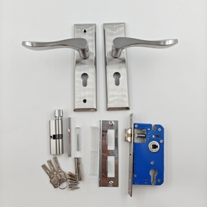 <span class=keywords><strong>Serrure</strong></span> de <span class=keywords><strong>porte</strong></span> à levier pour chambre à coucher, balcon, <span class=keywords><strong>porte</strong></span> <span class=keywords><strong>d</strong></span>'<span class=keywords><strong>entrée</strong></span>, ensemble de poignées de <span class=keywords><strong>porte</strong></span> à panneau, <span class=keywords><strong>serrure</strong></span> de <span class=keywords><strong>porte</strong></span> à panneau moderne en acier inoxydable - Product Image 1
