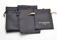 Pochettes de bijoux en satin de haute qualité 3x4 pouces