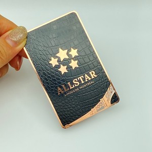 Cartes métalliques personnalisées avec QR code, cartes en acier inoxydable sur mesure, cartes de visite avec codes QR, cartes de visite métalliques personnalisées - Product Image 2