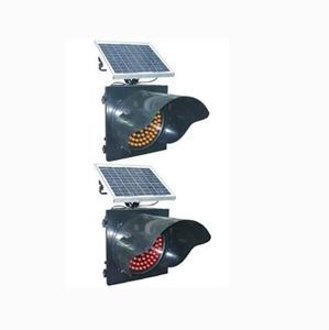 Panneau de décelleratisation routière 300 mm, lampe solaire LED, <span class=keywords><strong>balise</strong></span> clignotante jaune - Product Image 5