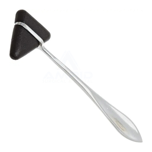 Marteau réflexe en mousse noire, outil de percussion neurologique, instrument clinique manuel ORL, classe I, certifié CE - Product Image 1