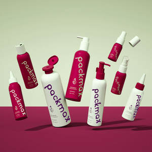 Juego de Envases de Lujo Ecológicos Recargables de Pulpa Moldeada para Cuidado de la Piel: Botella Vacía para Loción, Champú, Acondicionador y Cosméticos - Product Image 3